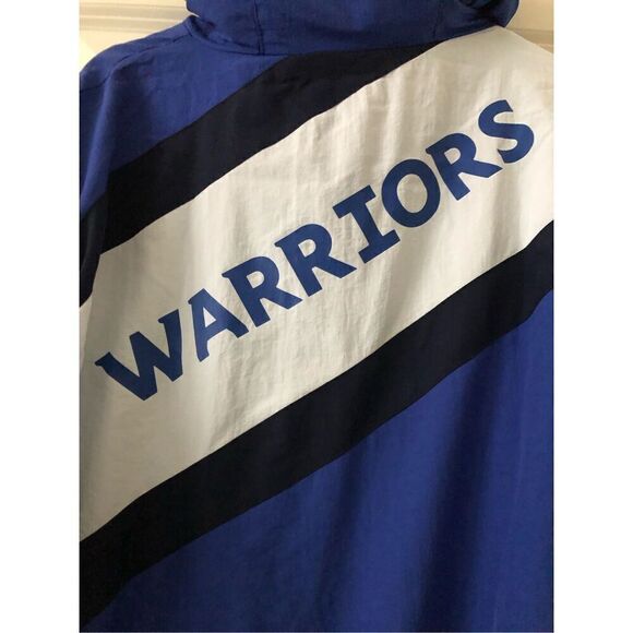 Golden State Warriors Hooded Windbreaker Men’s Size XL - Picture 5 of 9